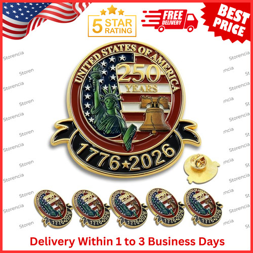 250th usa anniversary lapel - usa,