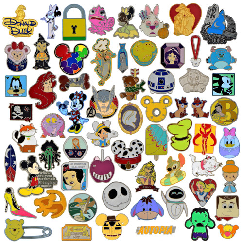 Assorted disney park pin - disney,
